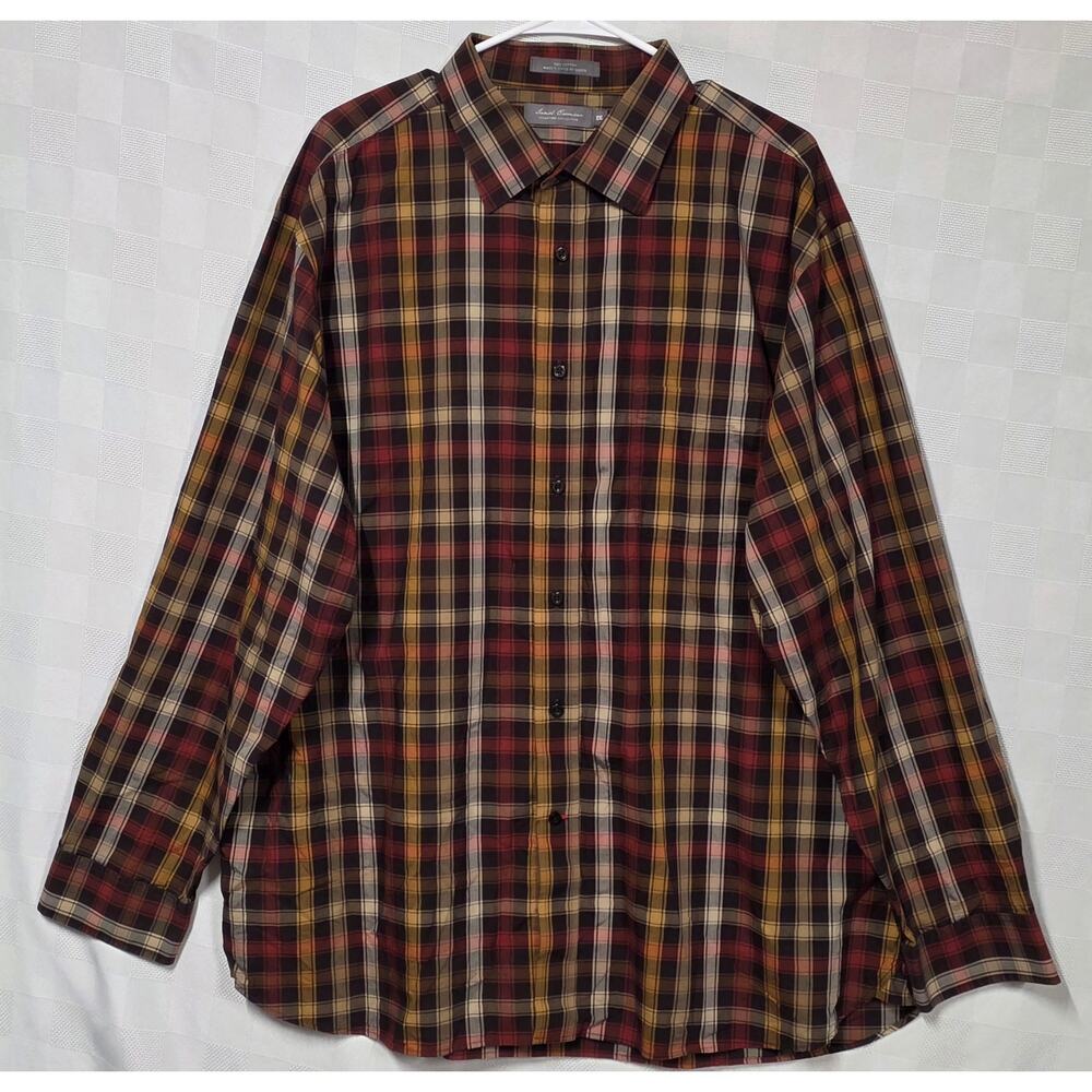 Daniel Cremieux Signature Collection Mens 2X XXL Button up Shirt Cotton